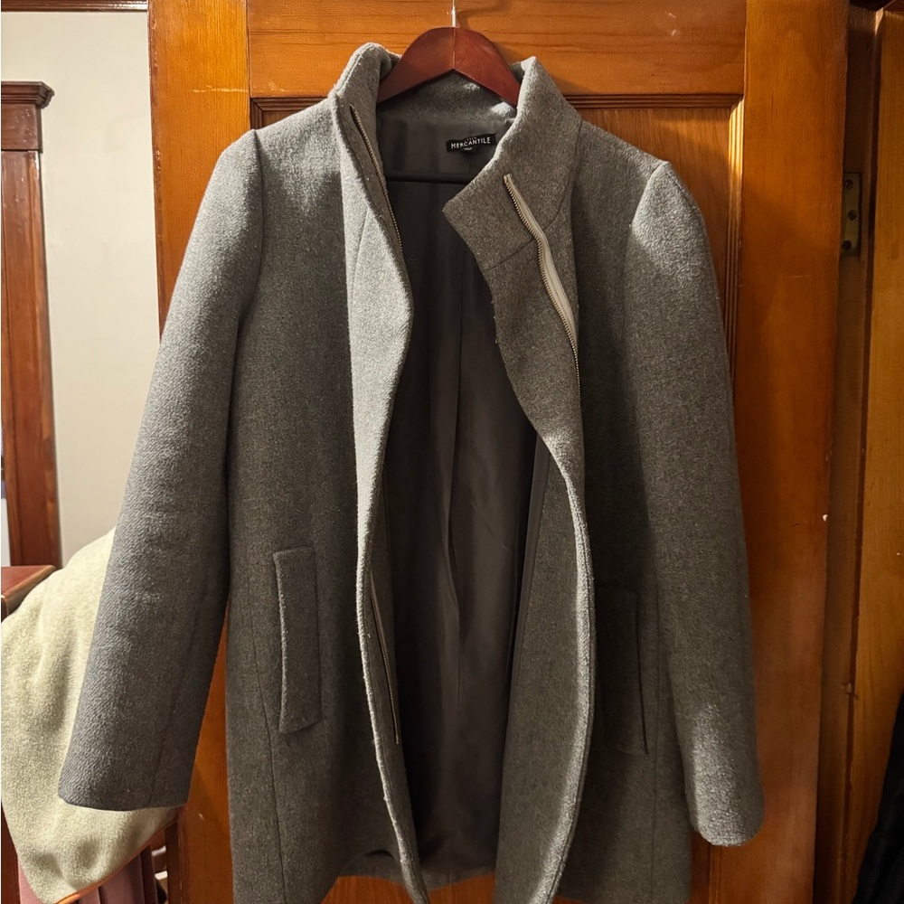 J. Crew Gray Pea Coat